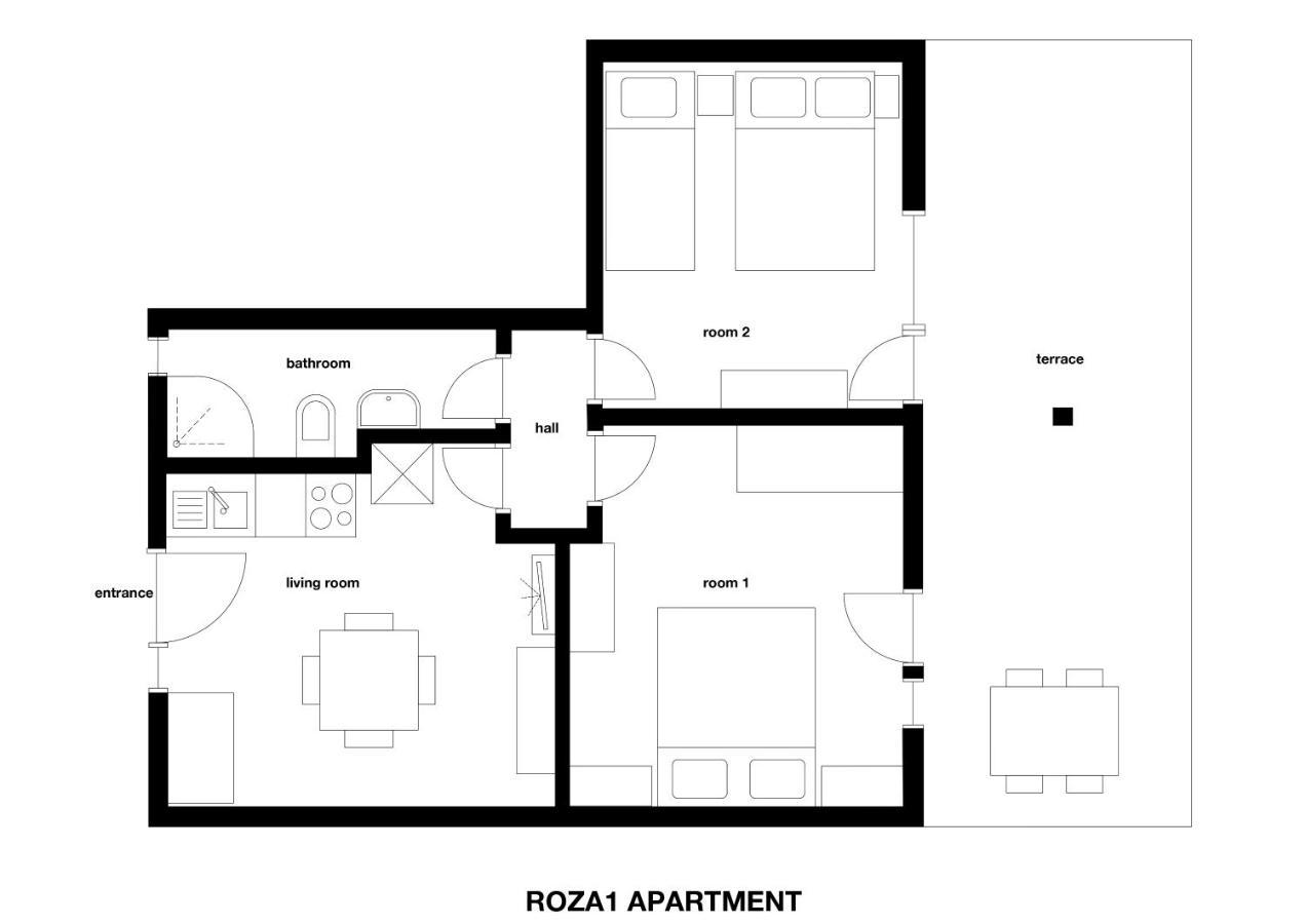 Apartments M&R Spadina Vodice Ngoại thất bức ảnh